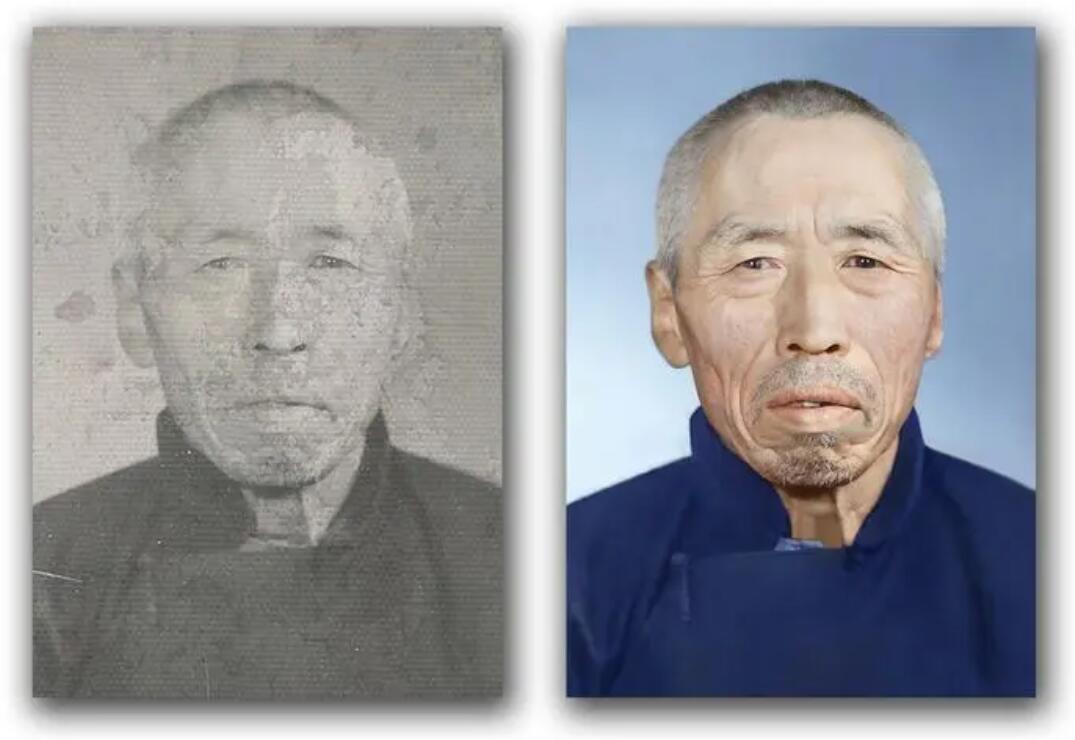 大岭山镇破损照片修复-56